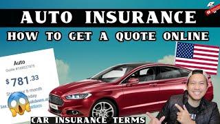 How to get an Auto Insurance Quote Online // Car Insurance 101 // Nurse Juan OFW