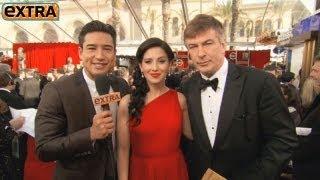 'Extra' on the Red Carpet at the SAG Awards