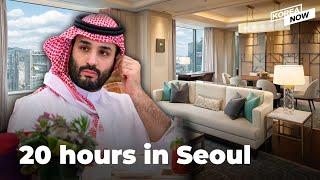 Saudi Crown Prince Mohammed's 20 hours in S.Korea