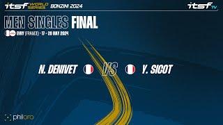 Denivet vs Sicot - Final - ITSF WS Bonzini 2024 Men Singles