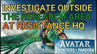 Investigate Outside the Research Area at Resistance HQ