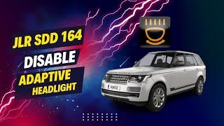 Disable AFS Adaptive Headlight L405 With JLR SDD, SEED Code | Range Rover