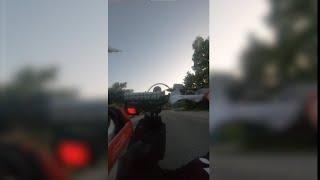 Yamaha Slider Wheelie Crash