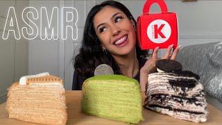 ASMR CREPE CAKE PARTY (SOFT EATING SOUNDS) *Kitone ASMR*