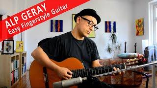 Uzun İnce Bir Yoldayım (Classical Guitar, Easy Fingerstyle, Turkish Folk Song by Aşık Veysel)