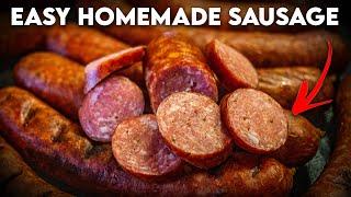 Beginner Guide to Homemade Andouille Sausage #cajun #andouille #homemadesausage