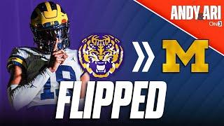 Top recruit Bryce Underwood FLIPS from LSU to Michigan | What it means for the Wolverines and Tigers