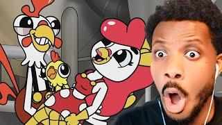 REACTING to CLUCKY meets his NEW FAMILY!