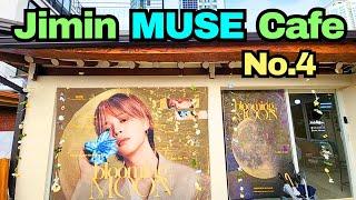 BTS Jimin 'MUSE' event cafe outside HYBE!  'Cafe KidMoon'