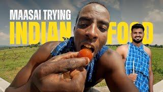 AFRICAN TRIBE Try INDIAN FOOD for the First Time! 
