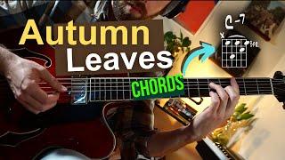 Autumn Leaves Guitar Chords in Gm