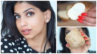 3 {EASY} Ways to get BRIGHT, EVEN skin...FAST...using a Potato?!!!