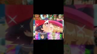 ASH KISS  ALL POKEGIRL BUT SERENA IS HERE @pokemon #shorts LIKE SUBSCRIBE