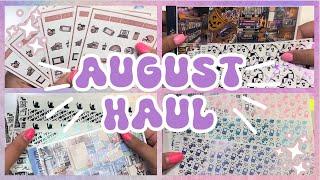 August HaulFALL planner & foil stickers!