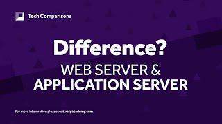 Web Server vs Application Server | Difference Between Web Server and Application Server