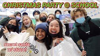 CHRISTMAS PARTY with student council  Vlogmas Day 16!