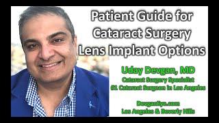 Patient Guide for Cataract Surgery Lens Implant Options