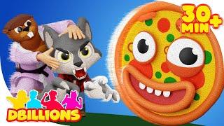 Who Will Eat the Pizza | Mega Compilation | D Billions Kids Songs