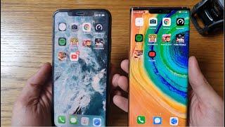 Huawei Mate 30 Pro vs iPhone 11 Pro Max | Video test Display, Speed Test, Camera Comparison