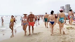 SUMMER ️ 5000 WOMEN on the beach - Barcelona Beach Walk: Walking along the beaches in Spain