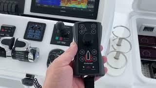 A Dockmate remote control system is activated with ease on this boat with ZF Smart Command controls