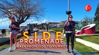 Türkei Side Spaziergang an der Promenade von Side bis hin zu Kumköy #side  #kumköy #türkei