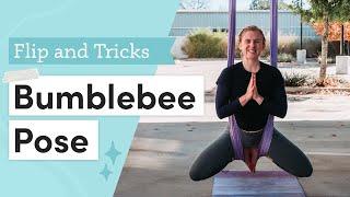 Aerial Yoga Flips and Tricks Tutorial | Bumblebee Pose