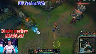 Xiaohu proview 2024/01/25 taliyah mid LPL Spring | WBG Xiaohu第一视角