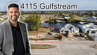 Land for Sale 4115 Gulfstream Pkwy, Cape Coral, FL | Gulf Access Lot | Saltwater Canal