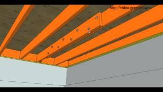 How To Repair Cut or Damaged Floor Joist – Bolting New Joist To Existing