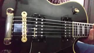 Gibson Les Paul Custom 1974 with Dirty Finger pickup Demo with Marshall JCM900