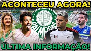 ACONTECEU AGORA! ISSO MUDA TUDO! NICOLA TRAZ ATUALIZAÇÕES EXPLOSIVAS DO VERDÃO!NOTÍCIA DO PALMEIRAS