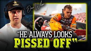 "He's kinda a miserable b*stard!" - Dean Wilson on the dog inside Supercross Champion Cooper Webb...