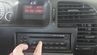 Como configurar radio Opel zafira .