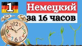 ПЕТРОВ НЕМЕЦКИЙ ЗА 16 ЧАСОВ - урок 1