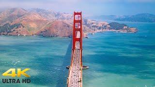 San Francisco 4K | Bay Area & Downtown Scenic Drive | Golden Gate Bridge | California