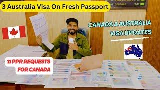 "Canada 11 PPR Requests Recive & Australia Record-Breaking Visa Approvals!"