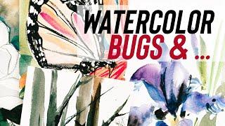 How to Paint Watercolor Bugs, Step by Step