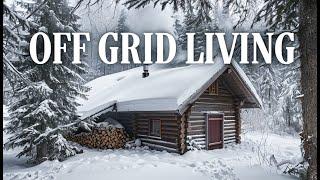 I Spend 3 Days Living Off Grid as a WINTER CABIN HERMIT!