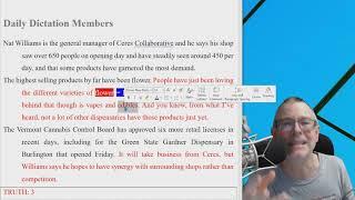 Daily Dictation #444 ANSWERS! Let's Master English with Coach Shane