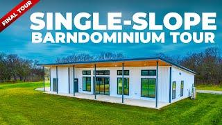 Cleburne Single Slope Barndominium Home | Texas Best Construction