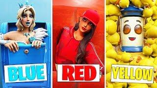 Using Only ONE COLOR in Fortnite Season X! (Fortnite Prop Hunt)