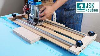 Amazing 2D adjustment Router jig