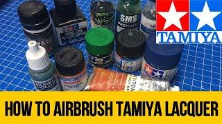 How to airbrush Tamiya lacquer and acrylic paints (plus thinning, mixing and cleaning)