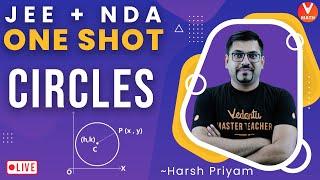 Circles In One Shot | Circles Class 11 Maths | IIT JEE | NDA | Harsh Sir | Vedantu Math