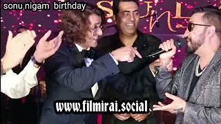 #sonunigam birthday celebration 50 yrs #sonunigam 50 yrs old party