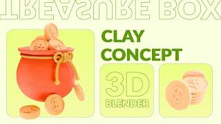 Lunar New Year 3D Blender - Clay Concept - Part 2 - Tutorial