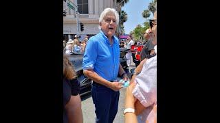 Jay Leno at the 2024 Father's Day Car Show in Beverly Hills, California