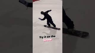 How To Frontside Boardslide On A Snowboard | Credit: @sea.sons__ @Vencavas  #learntosnowboard