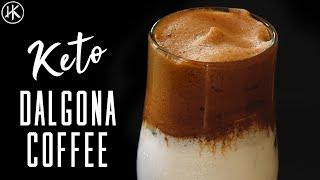 How to make Dalgona Coffee | Keto Dalgona Coffee | Tik Tok Coffee